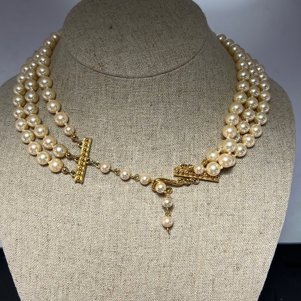 Vintage pearl necklace - Picture 2 of 6